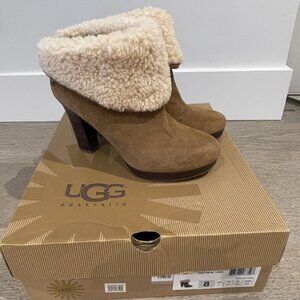 UGG Women’s DANDYLION Heeled Boots - Size 8 New Unused